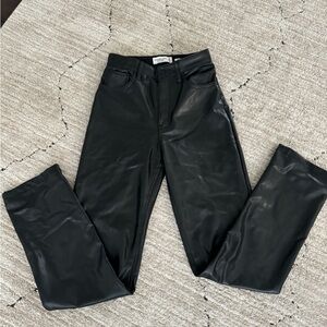 Abercrombie and fitch vegan leather pants size 25L